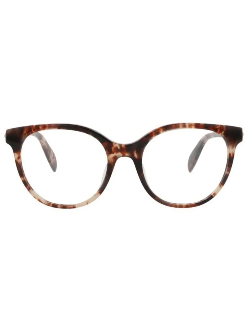 New Alexander McQueen Womens Round/Oval Avana Avana Transparent Fashion Designer